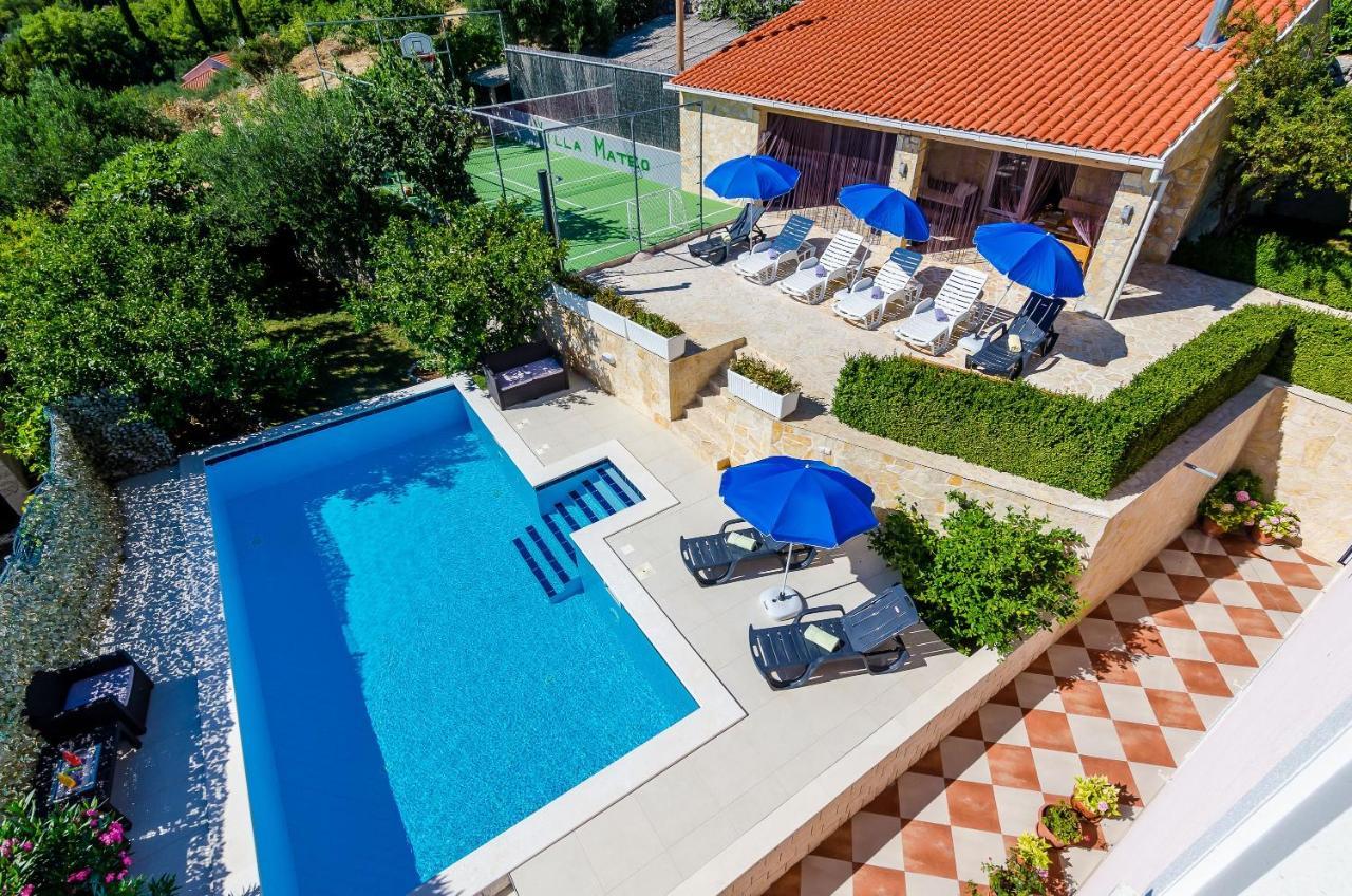 Villa Mateo With Private Pool Gruda ภายนอก รูปภาพ